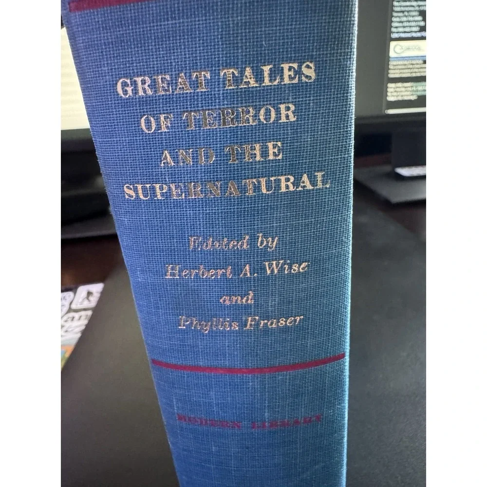 Great Tales of Terror and the Supernatural by Herbert Wise 1944 Hardcover